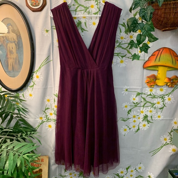 Anthropologie Moulinette Soeurs Plum casual dress - Picture 2 of 5